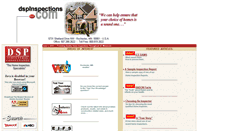 Desktop Screenshot of dspinspections.com
